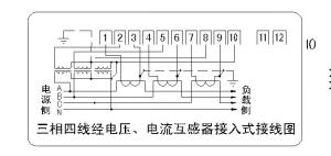 )DTSY341-MD4互感器接入式接線圖