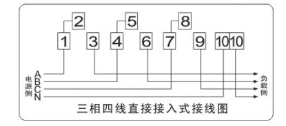 三相電表接線圖6個孔